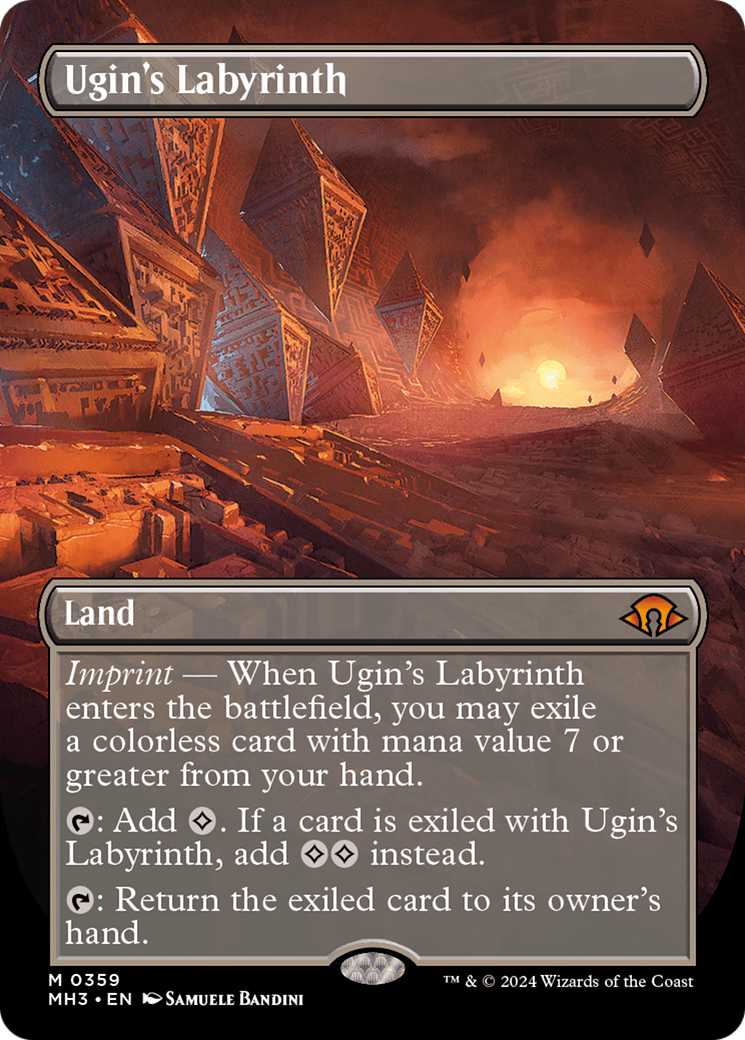Ugin's Labyrinth (Borderless) (359) (MH3)