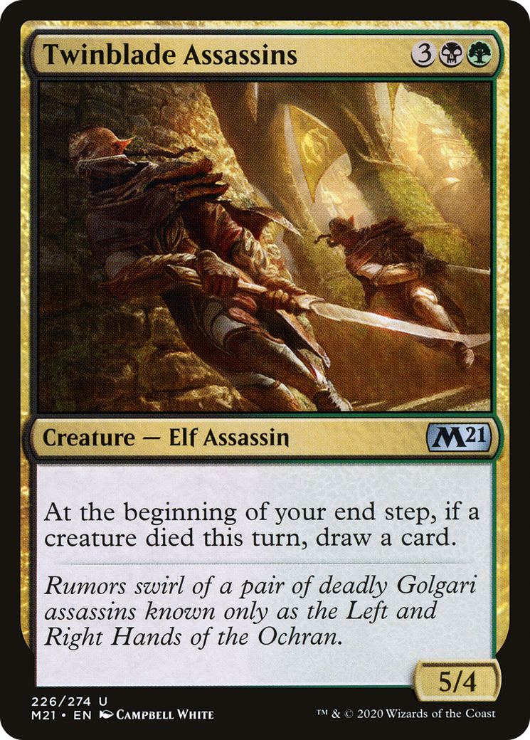 Twinblade Assassins (M21-226) - Core Set 2021 Foil