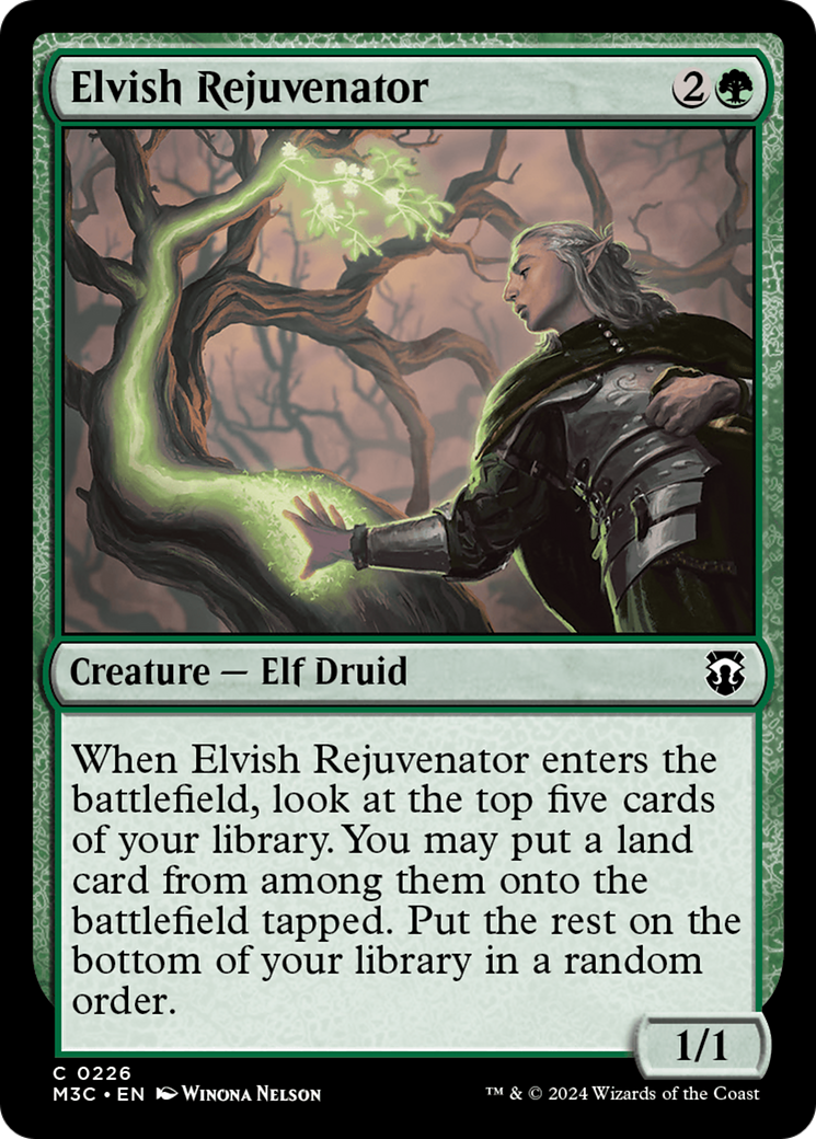 Elvish Rejuvenator (M3C-226) - Modern Horizons 3 Commander Ripple Foil