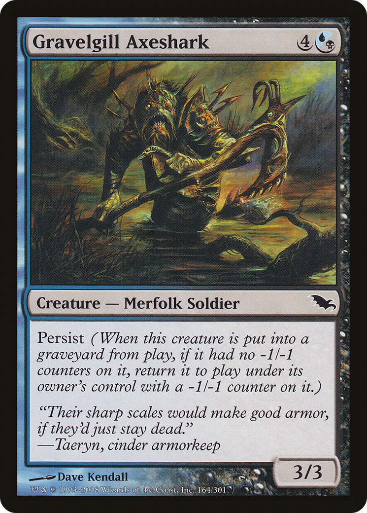 Gravelgill Axeshark (SHM-164) - Shadowmoor