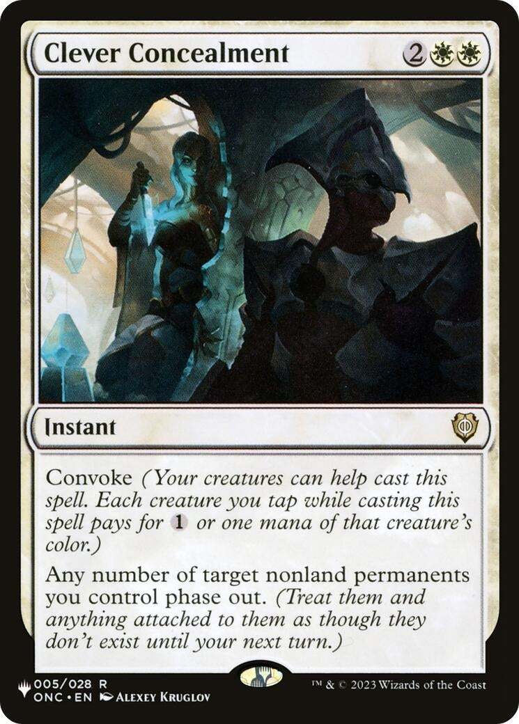 Clever Concealment (005/028) (The List Reprints)