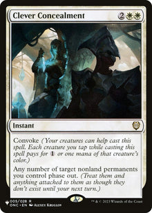 Clever Concealment (005/028) (The List Reprints)