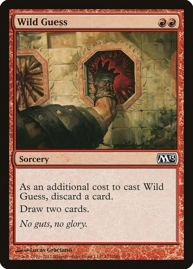 Image for Wild Guess (157) (Magic 2013 (M13)) - Magic: The Gathering