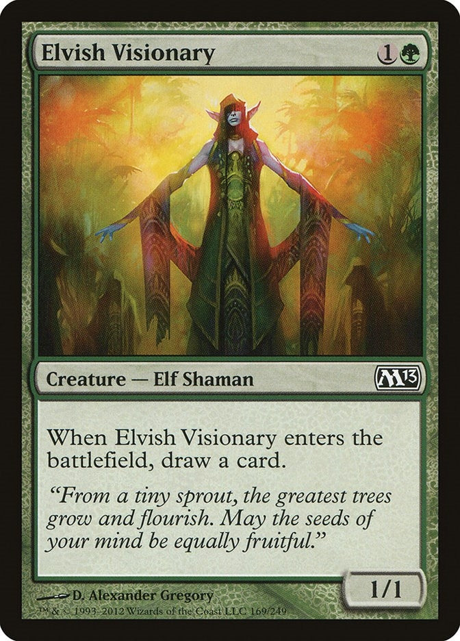 Elvish Visionary (169) (Magic 2013 (M13))