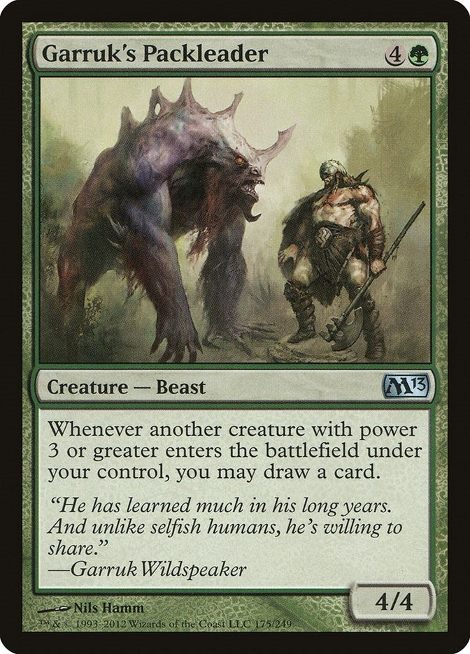 Image for Garruk's Packleader (175) (Magic 2013 (M13)) - Magic: The Gathering