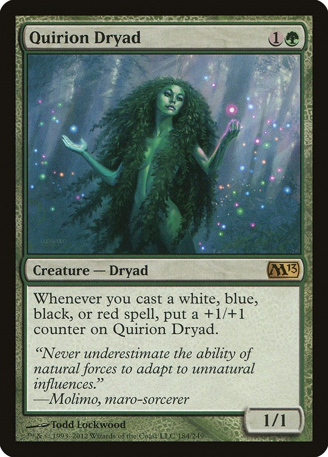 Image for Quirion Dryad (184) (Magic 2013 (M13)) (M13) - Magic: The Gathering