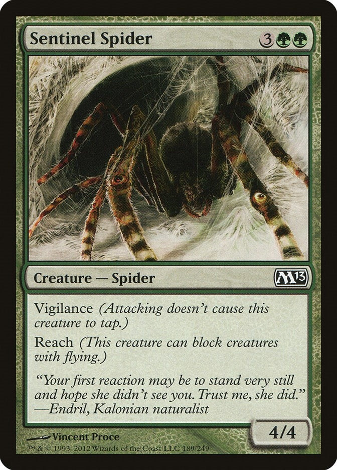 Image for Sentinel Spider (189) (Magic 2013 (M13)) (M13) - Magic: The Gathering