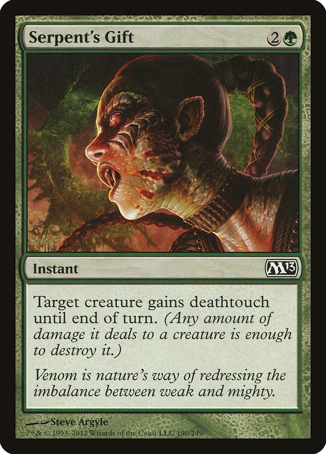 Serpent's Gift (190) (Magic 2013 (M13))