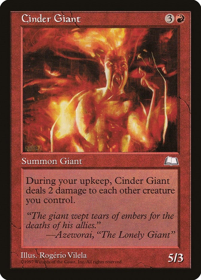 Image for Cinder Giant (Weatherlight) (WTH) - Magic: The Gathering