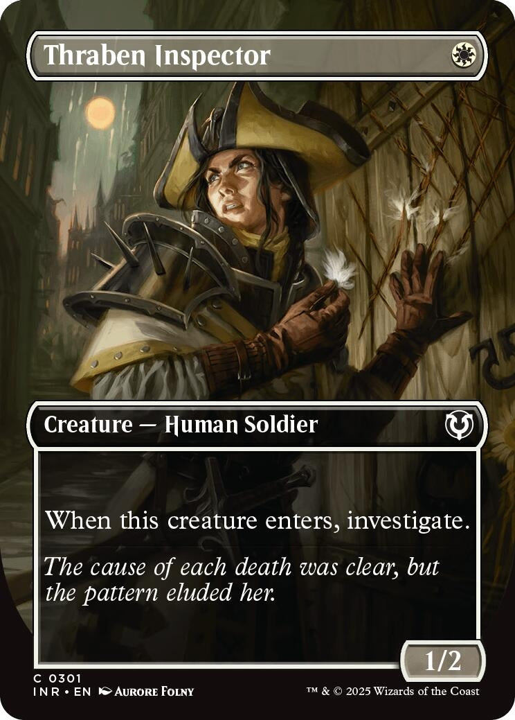 Image for Thraben Inspector (Borderless) (301) (Innistrad Remastered) - Magic: The Gathering