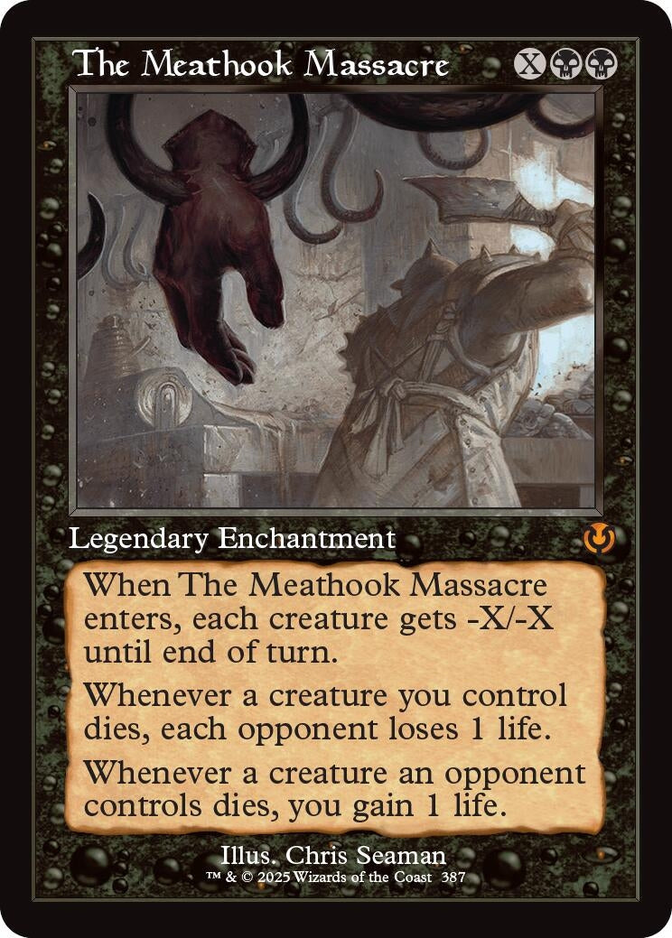 Image for The Meathook Massacre (Retro Frame) (387) (Innistrad Remastered) - Magic: The Gathering