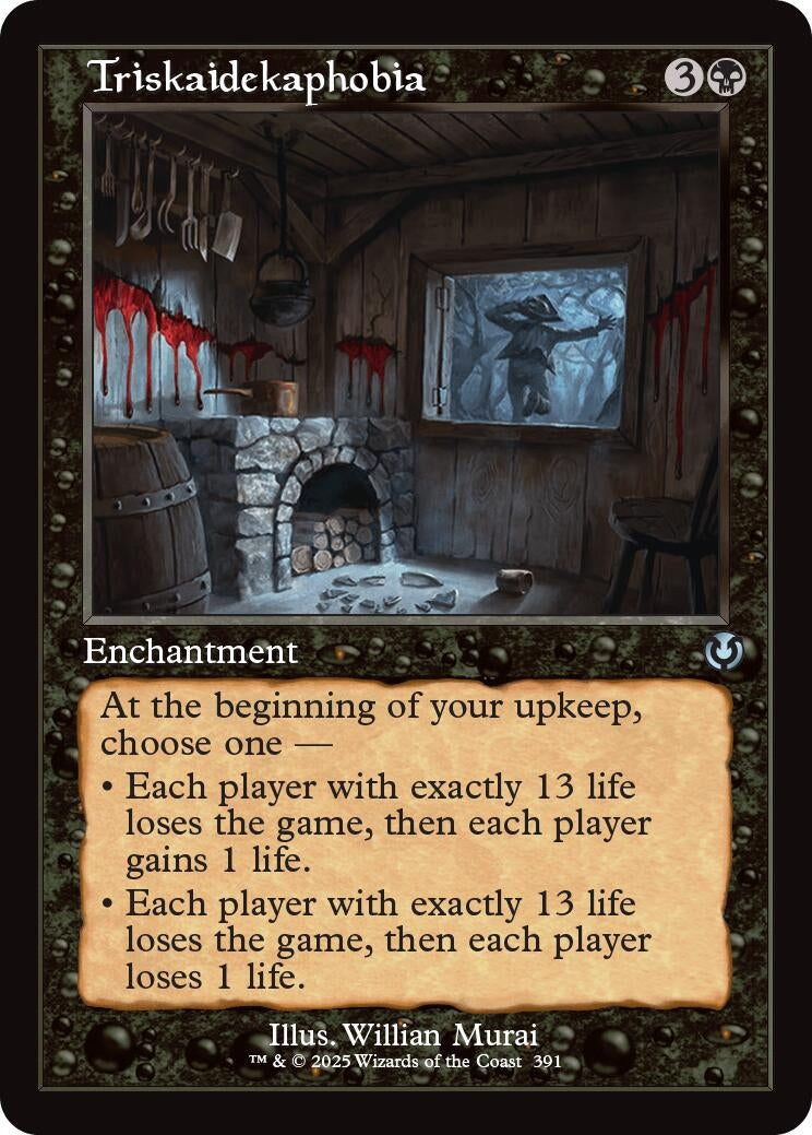 Image for Triskaidekaphobia (Retro Frame) (391) (Innistrad Remastered) - Magic: The Gathering