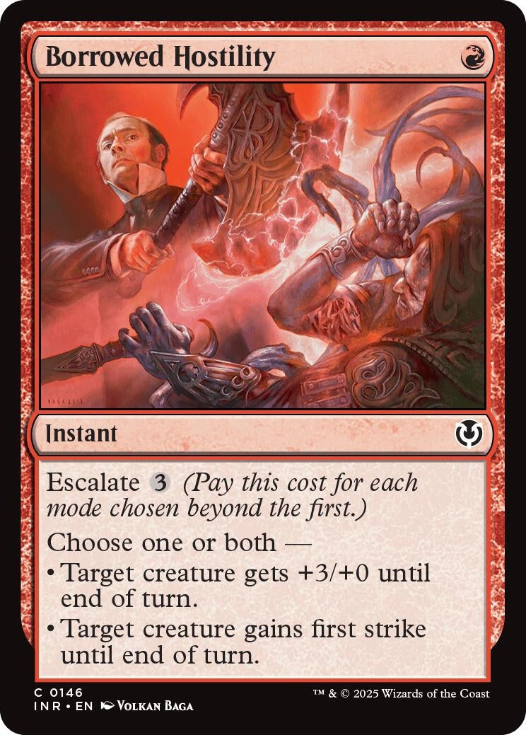 Image for Borrowed Hostility (146) (Innistrad Remastered) - Magic: The Gathering