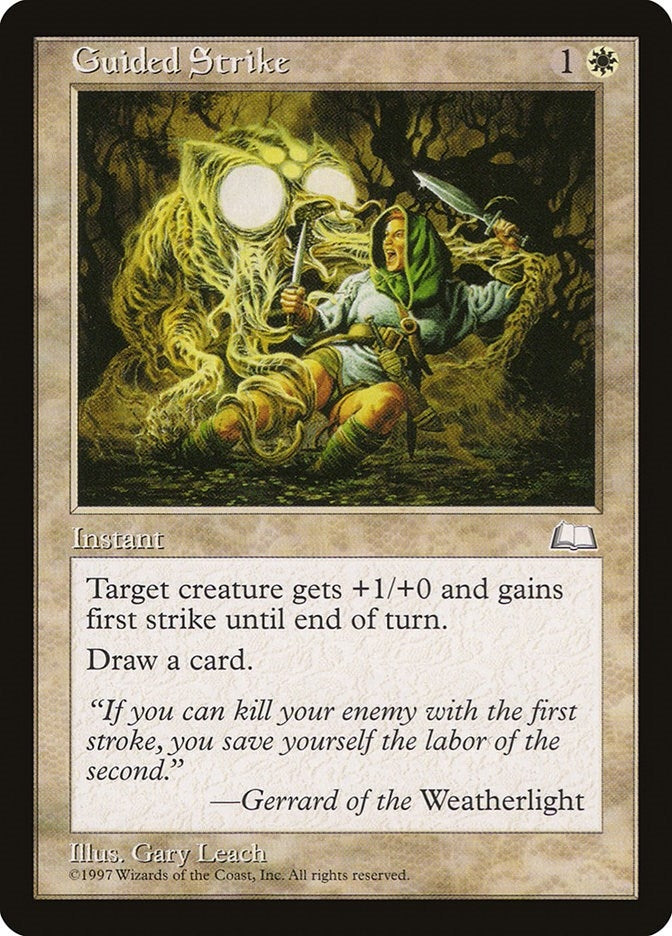 Image for Guided Strike (Weatherlight) (WTH) - Magic: The Gathering