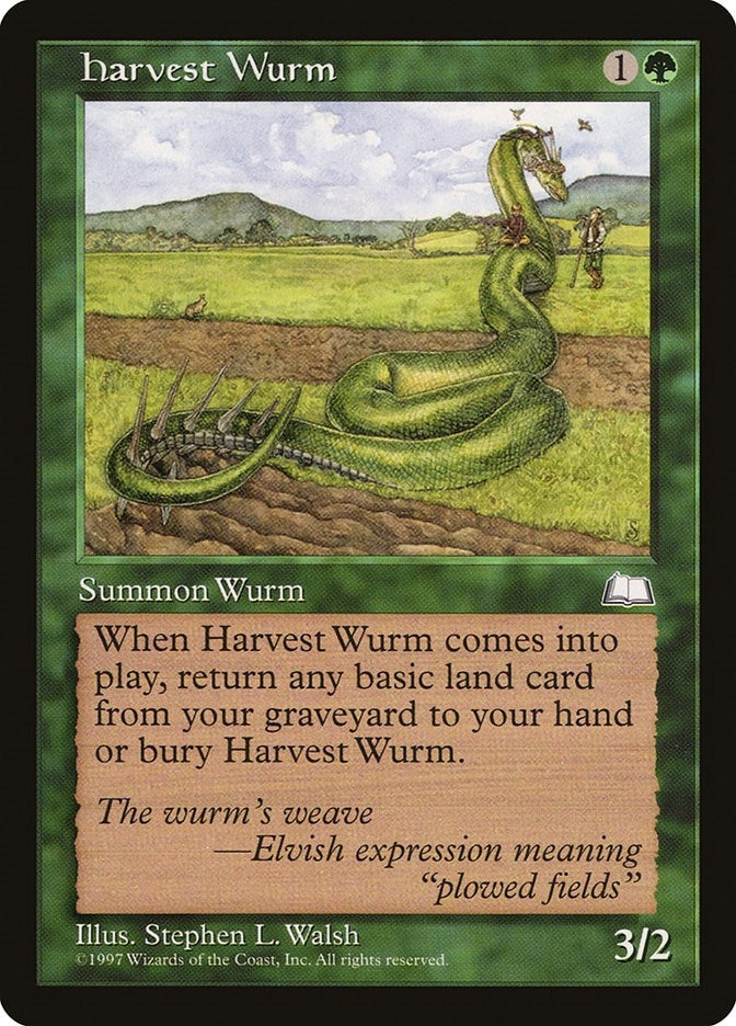 Image for Harvest Wurm (Weatherlight) (WTH) - Magic: The Gathering
