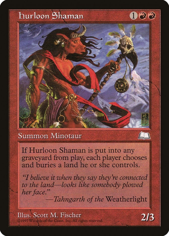 Image for Hurloon Shaman (Weatherlight) (WTH) - Magic: The Gathering