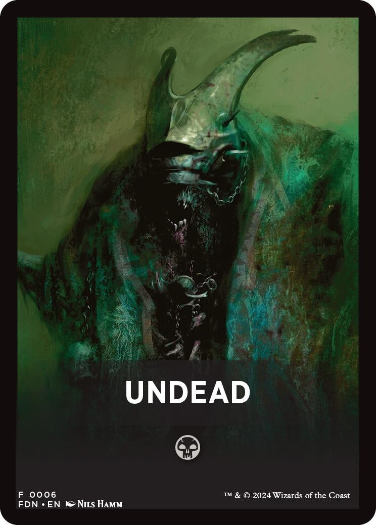 Image for Undead Theme Card (6) (Foundations) - Magic: The Gathering