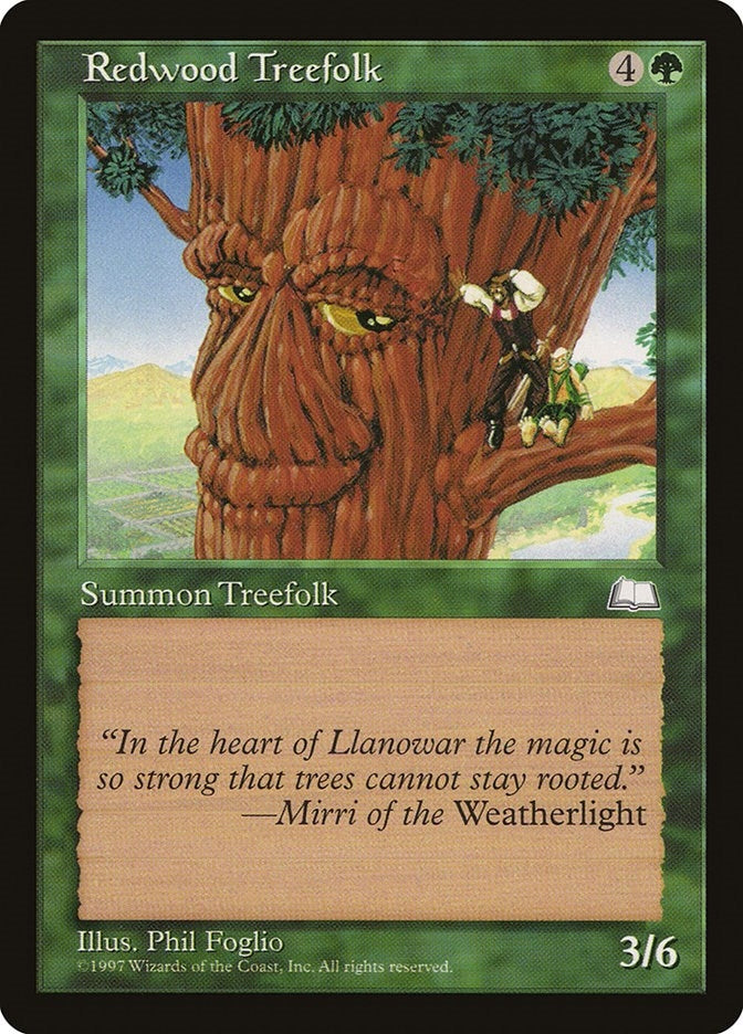Image for Redwood Treefolk (Weatherlight) (WTH) - Magic: The Gathering