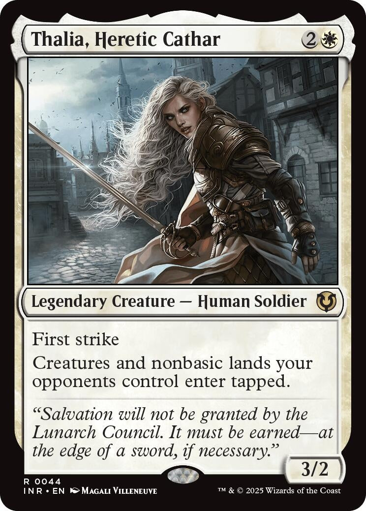 Image for Thalia, Heretic Cathar (44) (Innistrad Remastered) - Magic: The Gathering