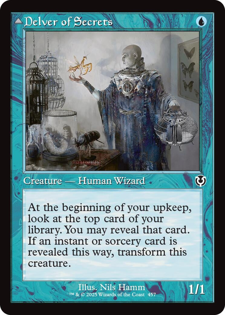 Image for Delver of Secrets (Retro Frame) (457) (Innistrad Remastered) - Magic: The Gathering