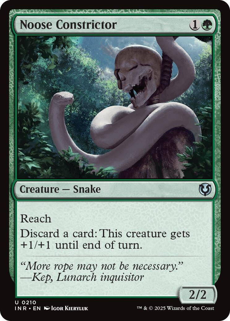Image for Noose Constrictor (210) (Innistrad Remastered) - Magic: The Gathering