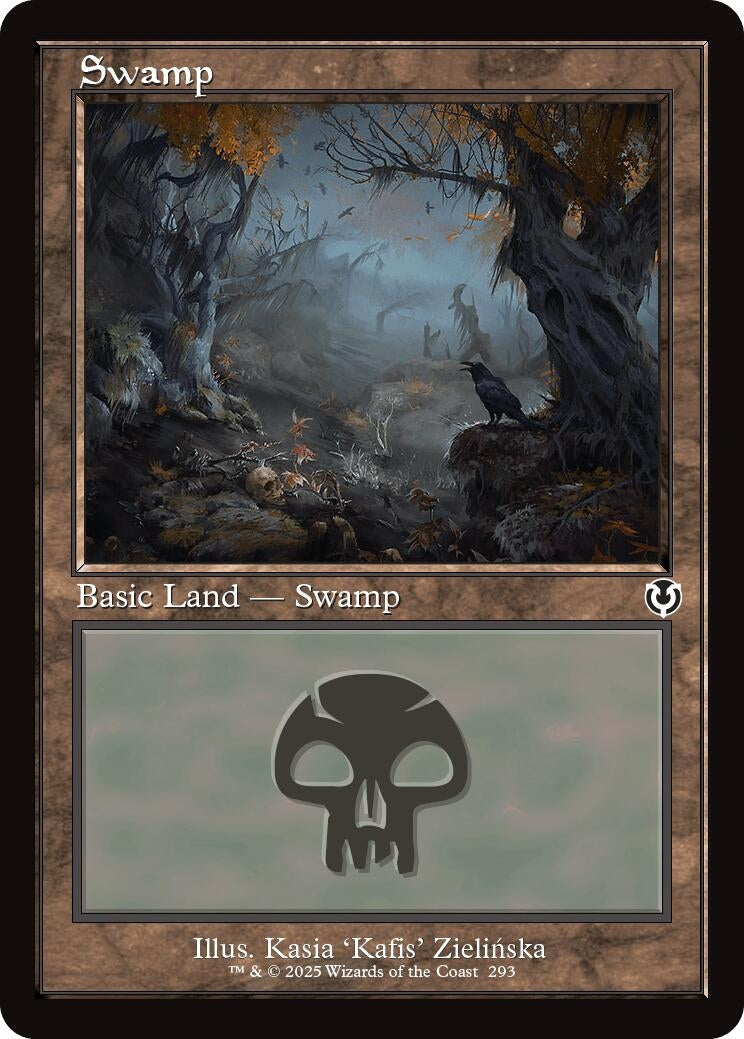Image for Swamp (293) (Retro Frame) (293) (Innistrad Remastered) - Magic: The Gathering