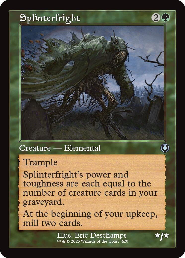 Image for Splinterfright (Retro Frame) (420) (Innistrad Remastered) - Magic: The Gathering