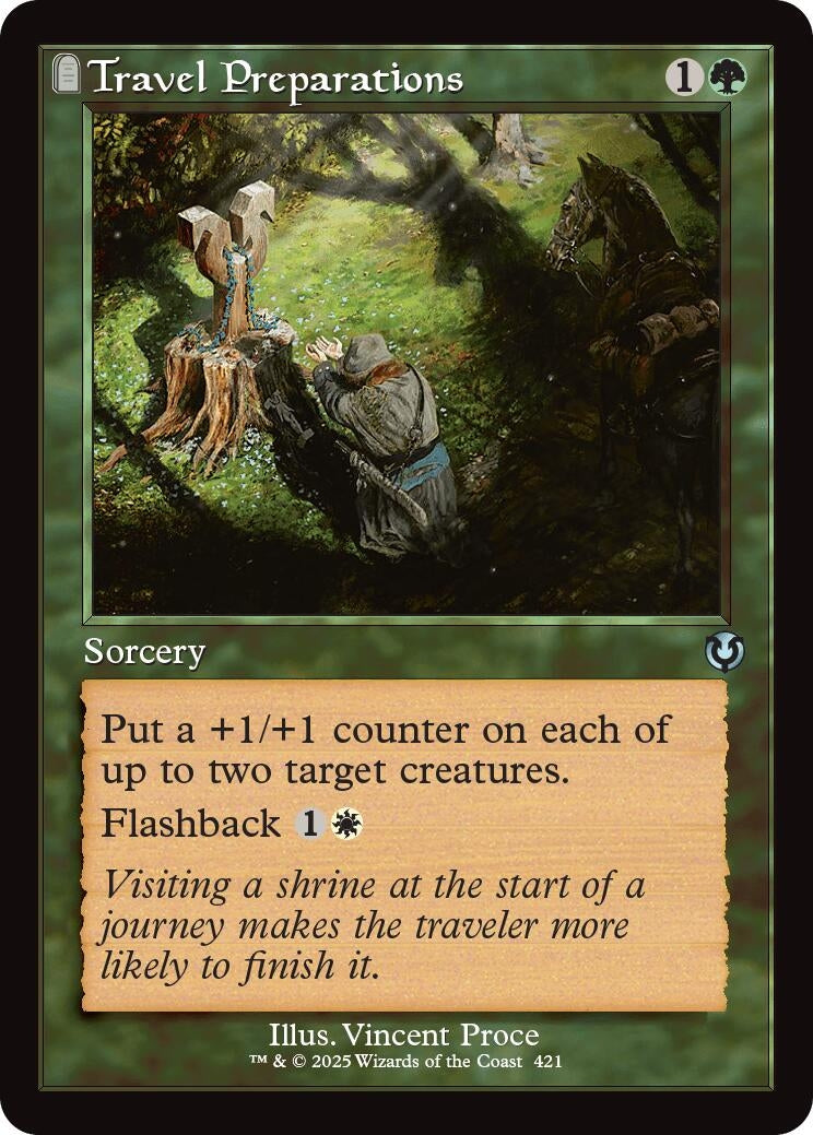 Image for Travel Preparations (Retro Frame) (421) (Innistrad Remastered) - Magic: The Gathering