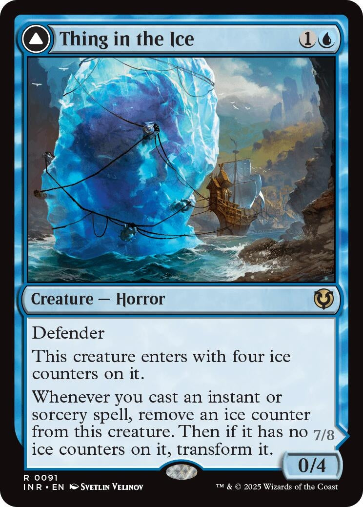 Image for Thing in the Ice (91) (Innistrad Remastered) - Magic: The Gathering