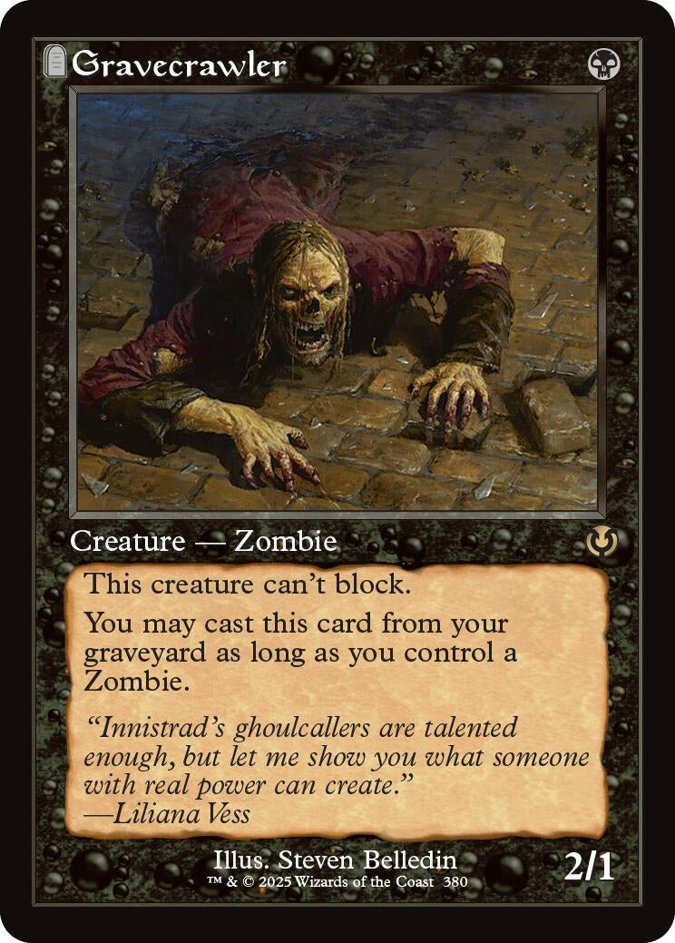 Image for Gravecrawler (Retro Frame) (380) (Innistrad Remastered) - Magic: The Gathering