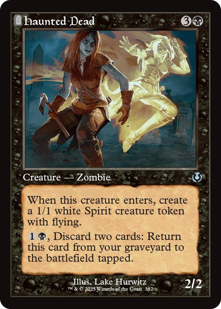 Image for Haunted Dead (Retro Frame) (382) (Innistrad Remastered) - Magic: The Gathering