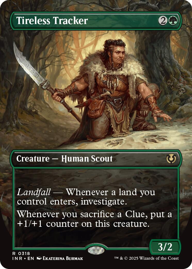 Image for Tireless Tracker (Borderless) (318) (Innistrad Remastered) - Magic: The Gathering