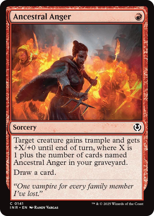 Image for Ancestral Anger (141) (Innistrad Remastered) - Magic: The Gathering