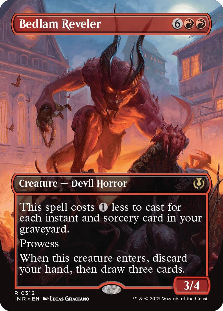 Image for Bedlam Reveler (Borderless) (312) (Innistrad Remastered) - Magic: The Gathering