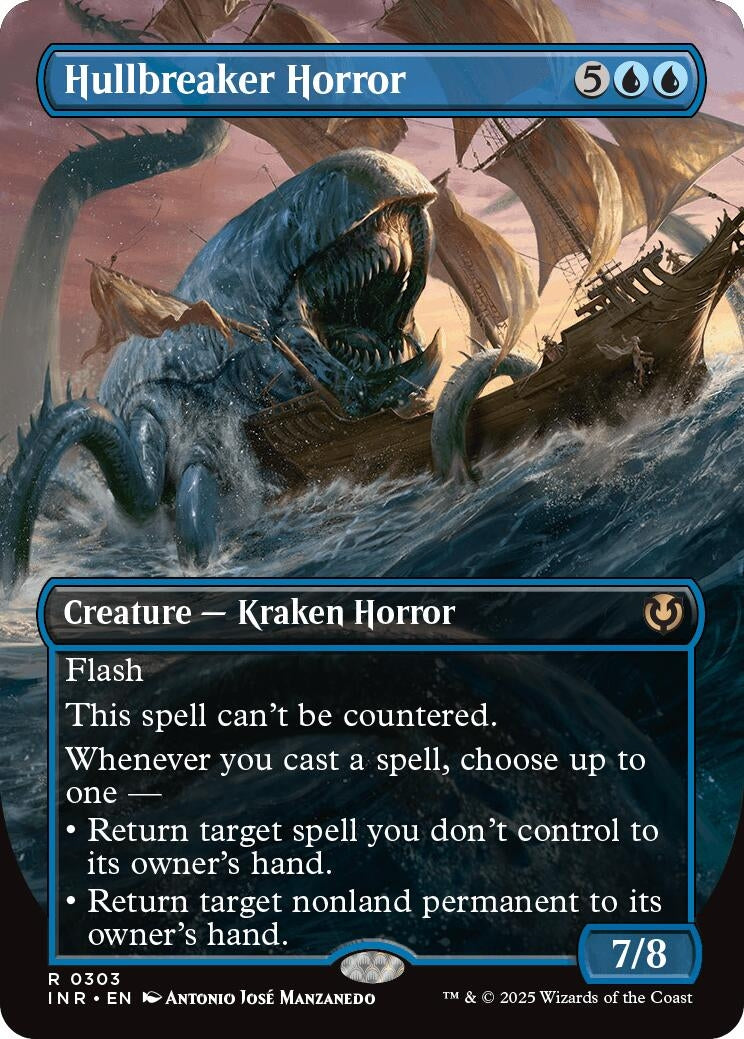 Image for Hullbreaker Horror (Borderless) (303) (Innistrad Remastered) - Magic: The Gathering