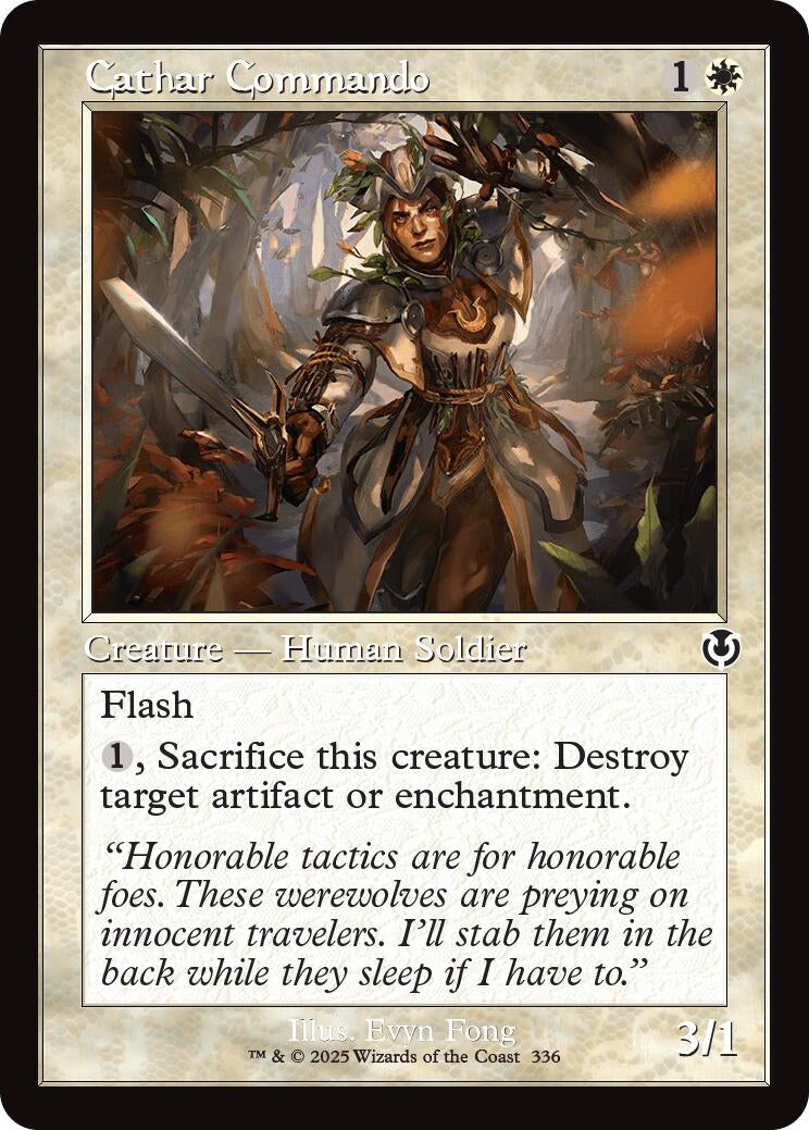 Cathar Commando (Retro Frame) (336) (Innistrad Remastered)