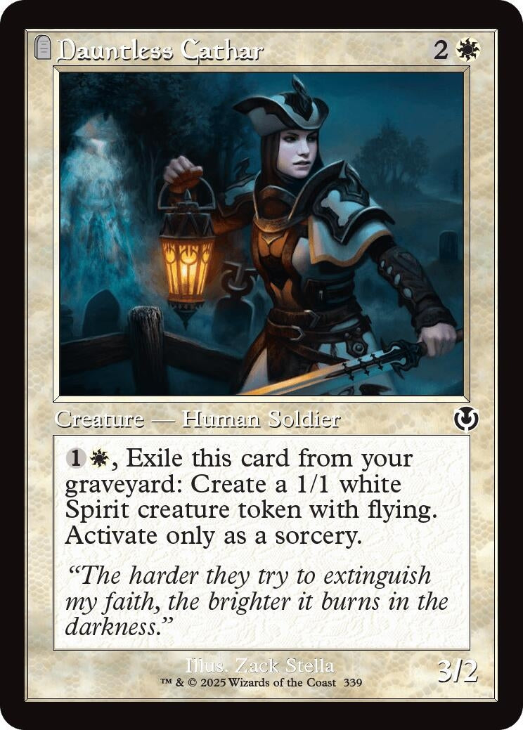 Image for Dauntless Cathar (Retro Frame) (339) (Innistrad Remastered) - Magic: The Gathering