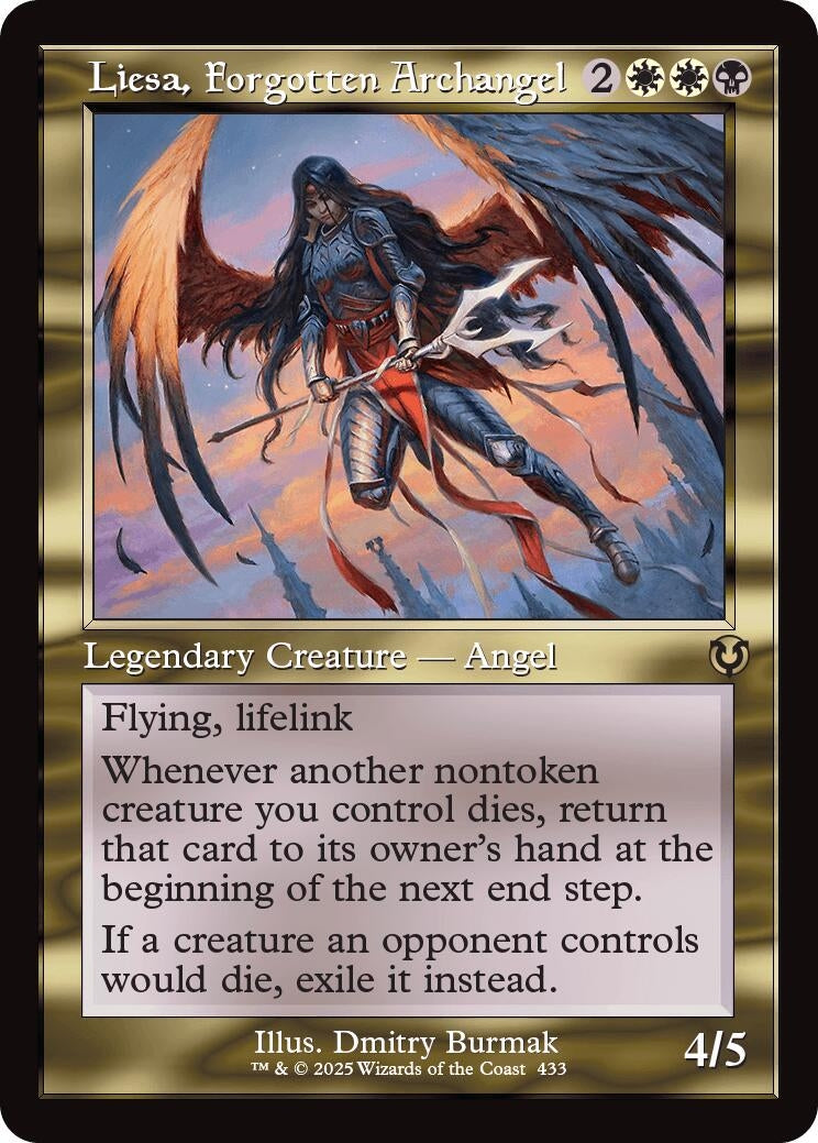 Image for Liesa, Forgotten Archangel (Retro Frame) (433) (Innistrad Remastered) - Magic: The Gathering