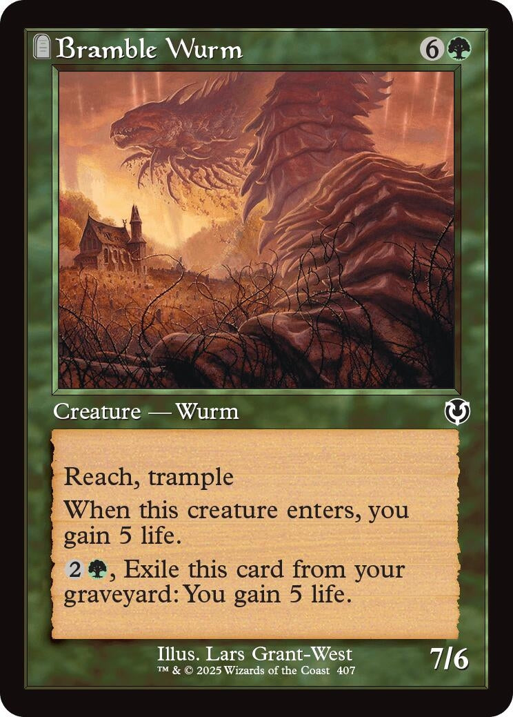 Image for Bramble Wurm (Retro Frame) (407) (Innistrad Remastered) - Magic: The Gathering