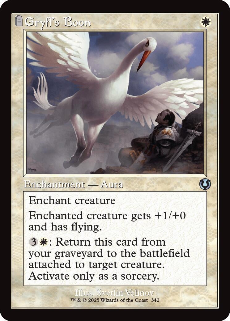 Image for Gryff's Boon (Retro Frame) (342) (Innistrad Remastered) - Magic: The Gathering