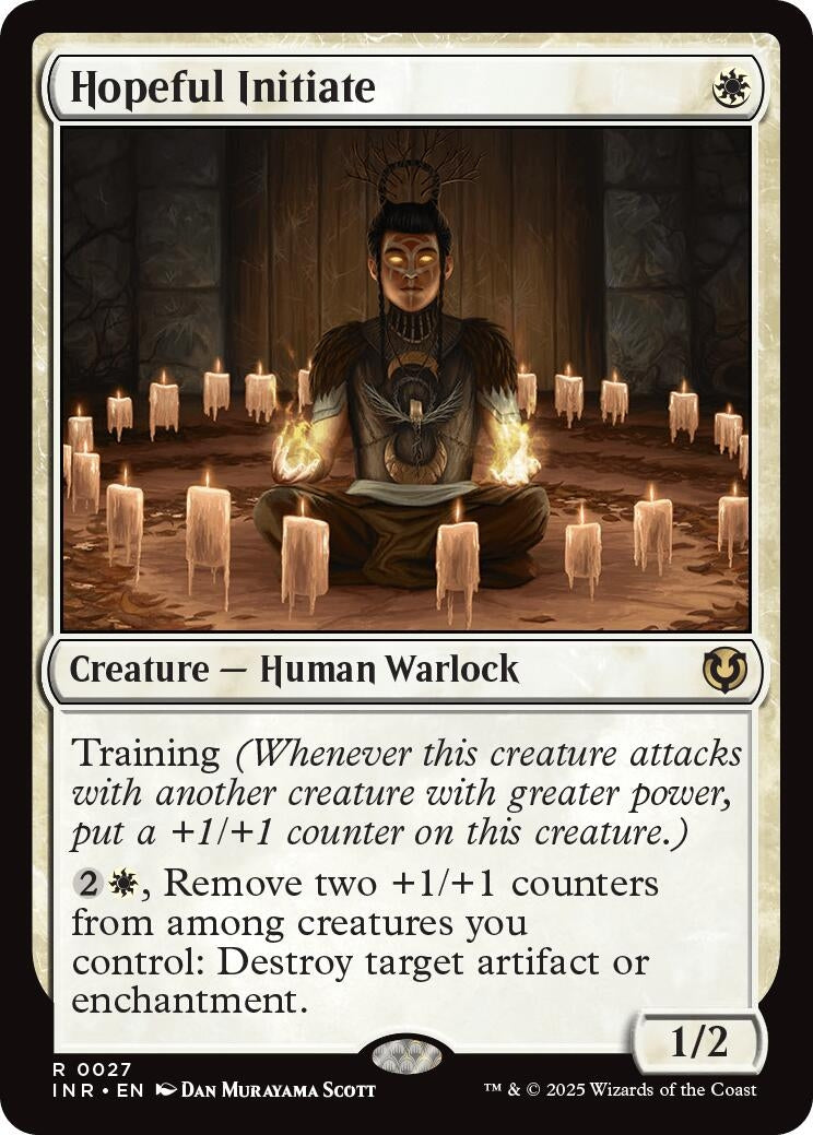 Image for Hopeful Initiate (27) (Innistrad Remastered) - Magic: The Gathering