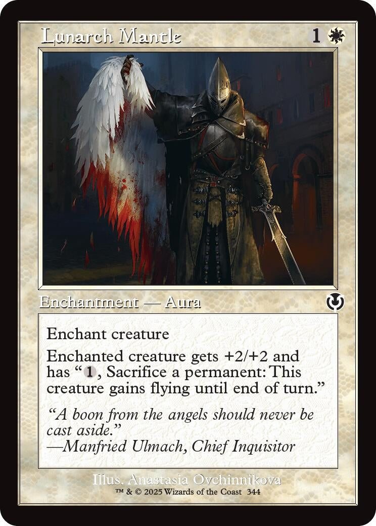 Image for Lunarch Mantle (Retro Frame) (344) (Innistrad Remastered) - Magic: The Gathering