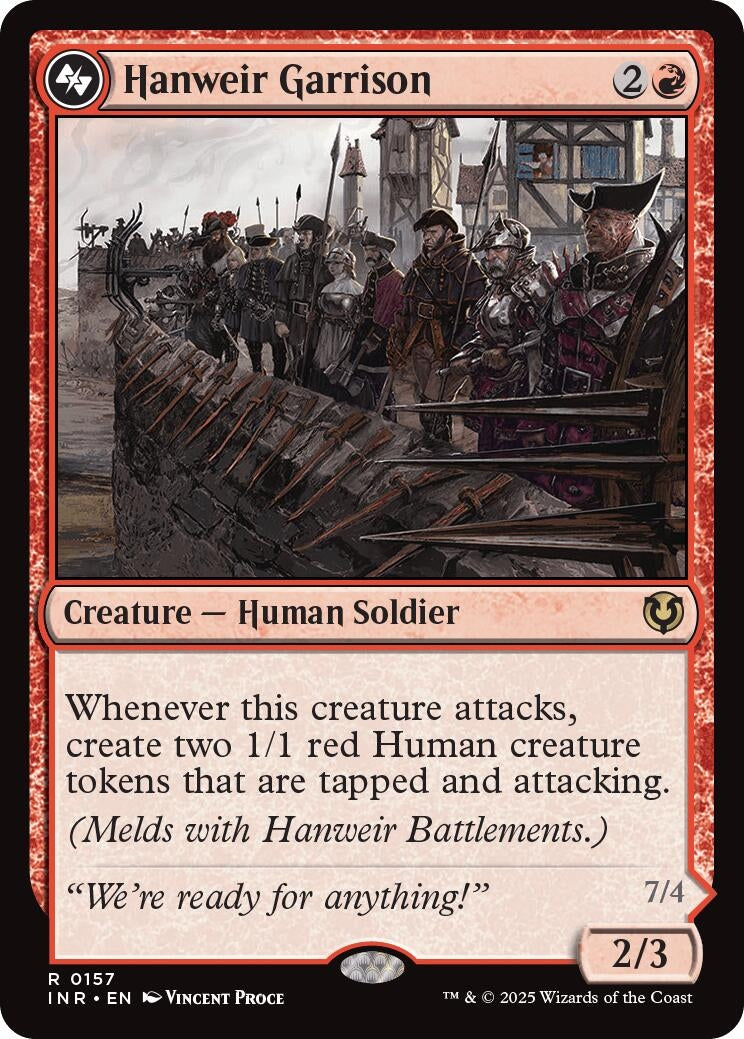 Image for Hanweir Garrison (157) (Innistrad Remastered) - Magic: The Gathering