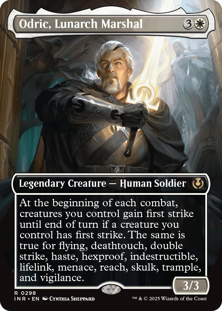 Image for Odric, Lunarch Marshal (Borderless) (298) (Innistrad Remastered) - Magic: The Gathering