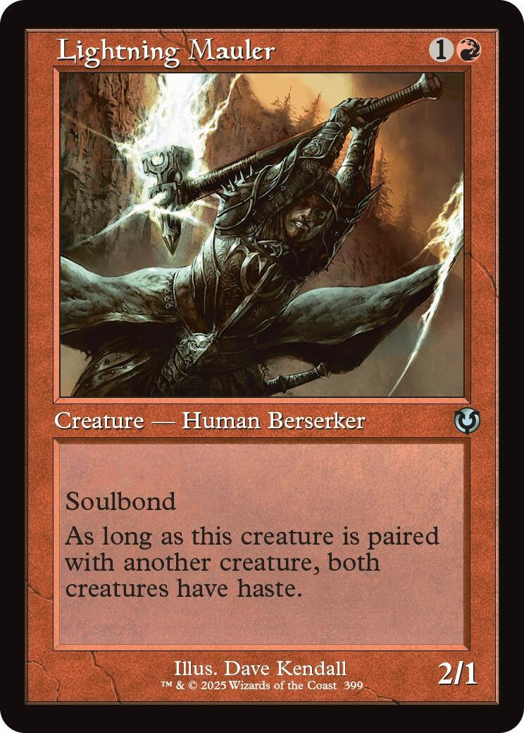 Image for Lightning Mauler (Retro Frame) (399) (Innistrad Remastered) - Magic: The Gathering