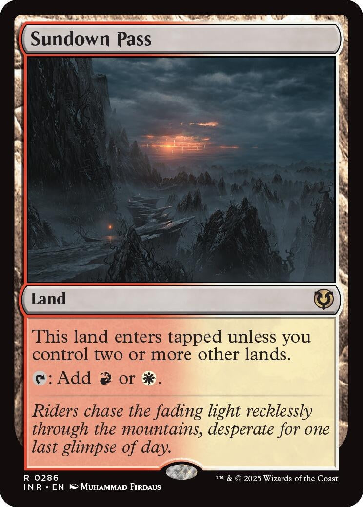 Image for Sundown Pass (286) (Innistrad Remastered) - Magic: The Gathering