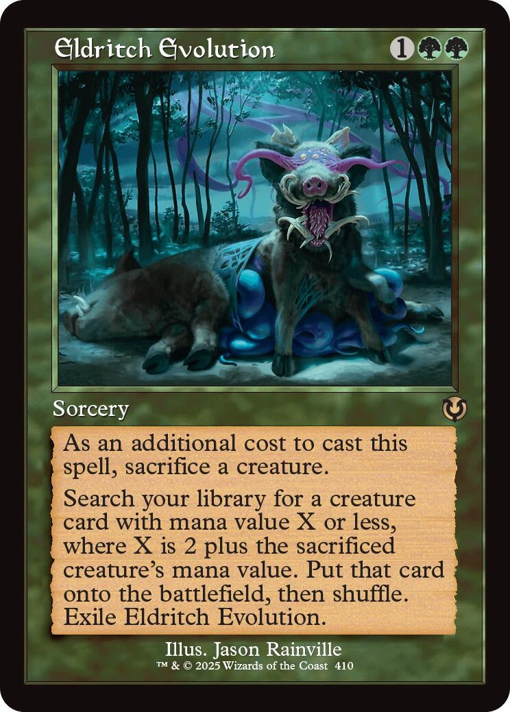 Image for Eldritch Evolution (Retro Frame) (410) (Innistrad Remastered) - Magic: The Gathering
