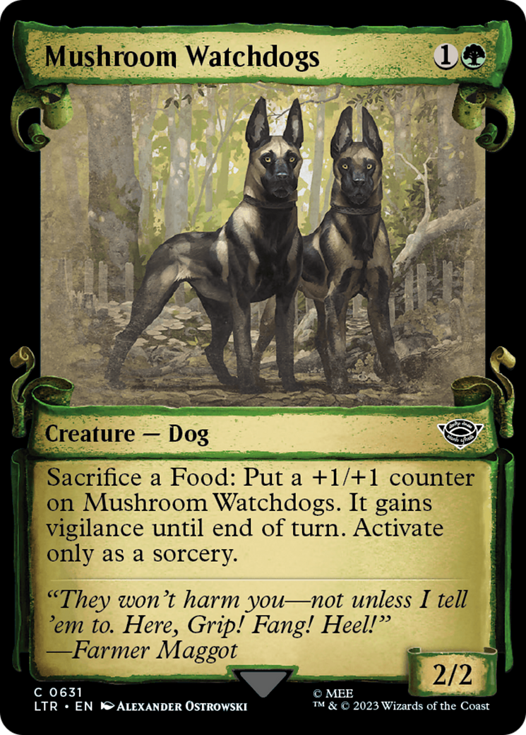 Mushroom Watchdogs (Showcase Scrolls) (631) (LTR)