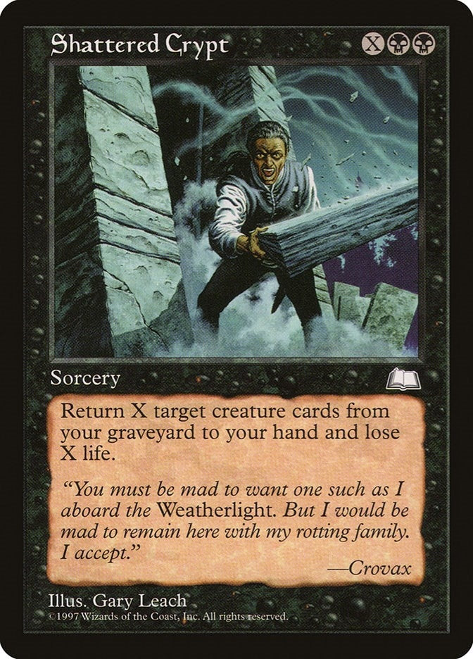 Image for Shattered Crypt (Weatherlight) (WTH) - Magic: The Gathering