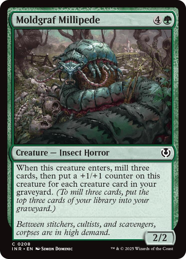 Image for Moldgraf Millipede (208) (Innistrad Remastered) - Magic: The Gathering